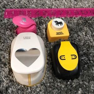 Scrapbooking Confetti Hole Punch Lot